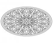 Printable mandala difficult 9  coloring pages